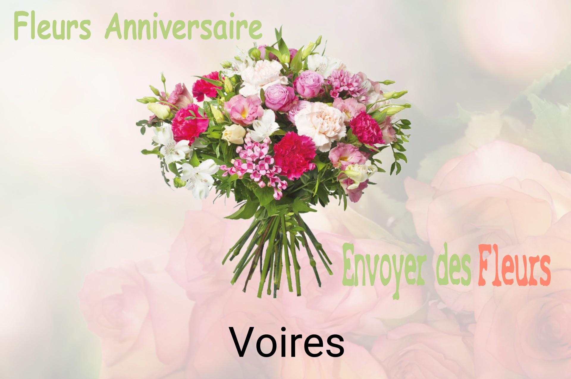Bouquet de fleurs d’anniversaire livré à Voires