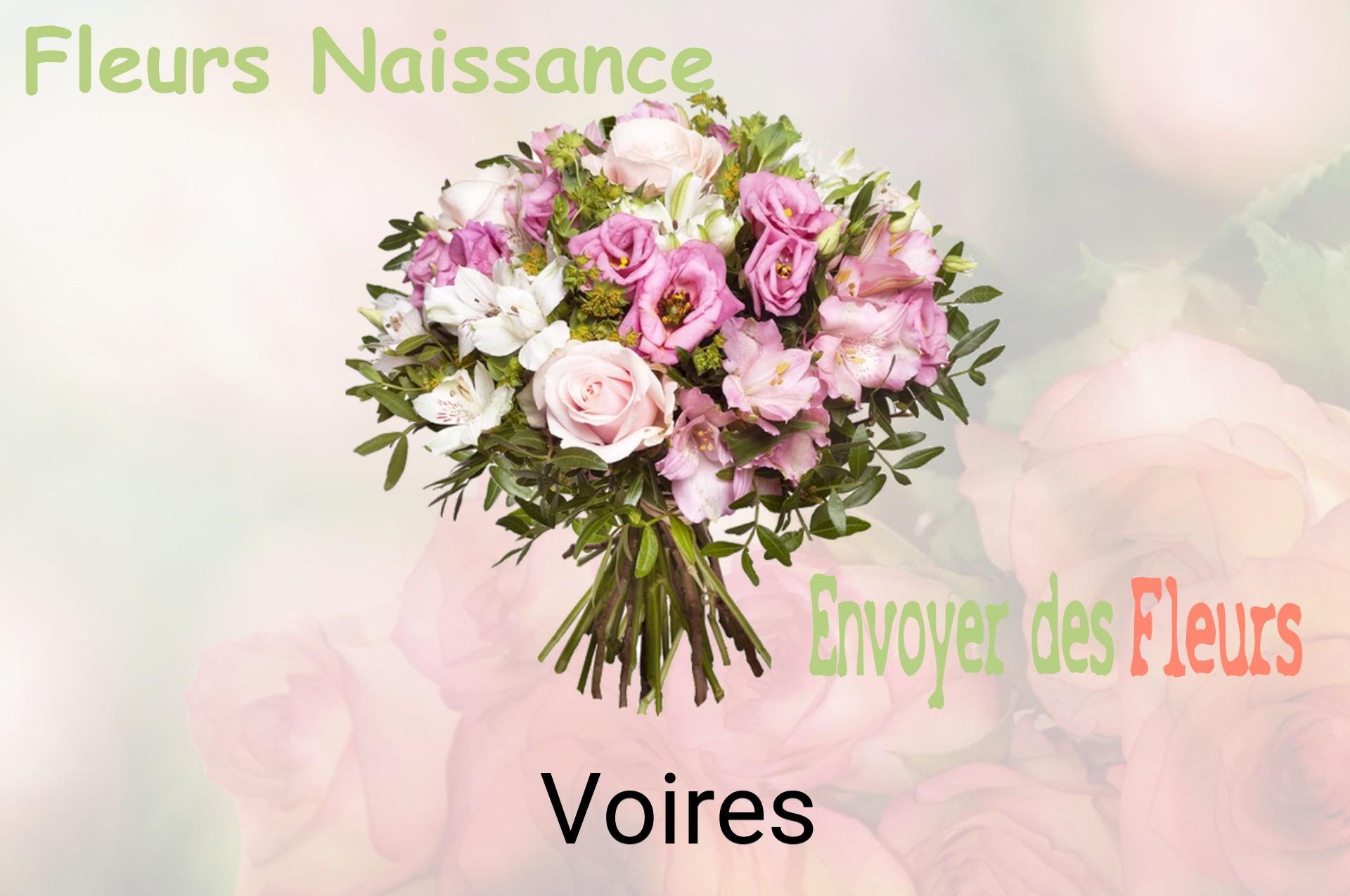 Bouquet de fleurs de naissance livré à Voires